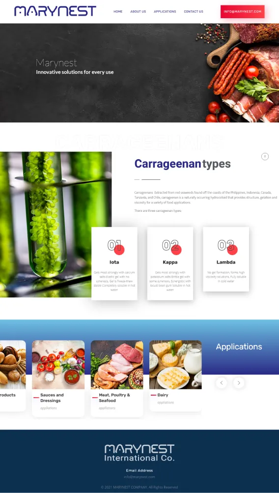 طراحی صفحه نخست مارینست